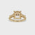 3 Stone Diamond Ring In Yellow Gold