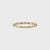 Gold Wedding Band - Distance Pave