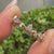 Oval and Round Diamond Fluid Wave Eternity Band