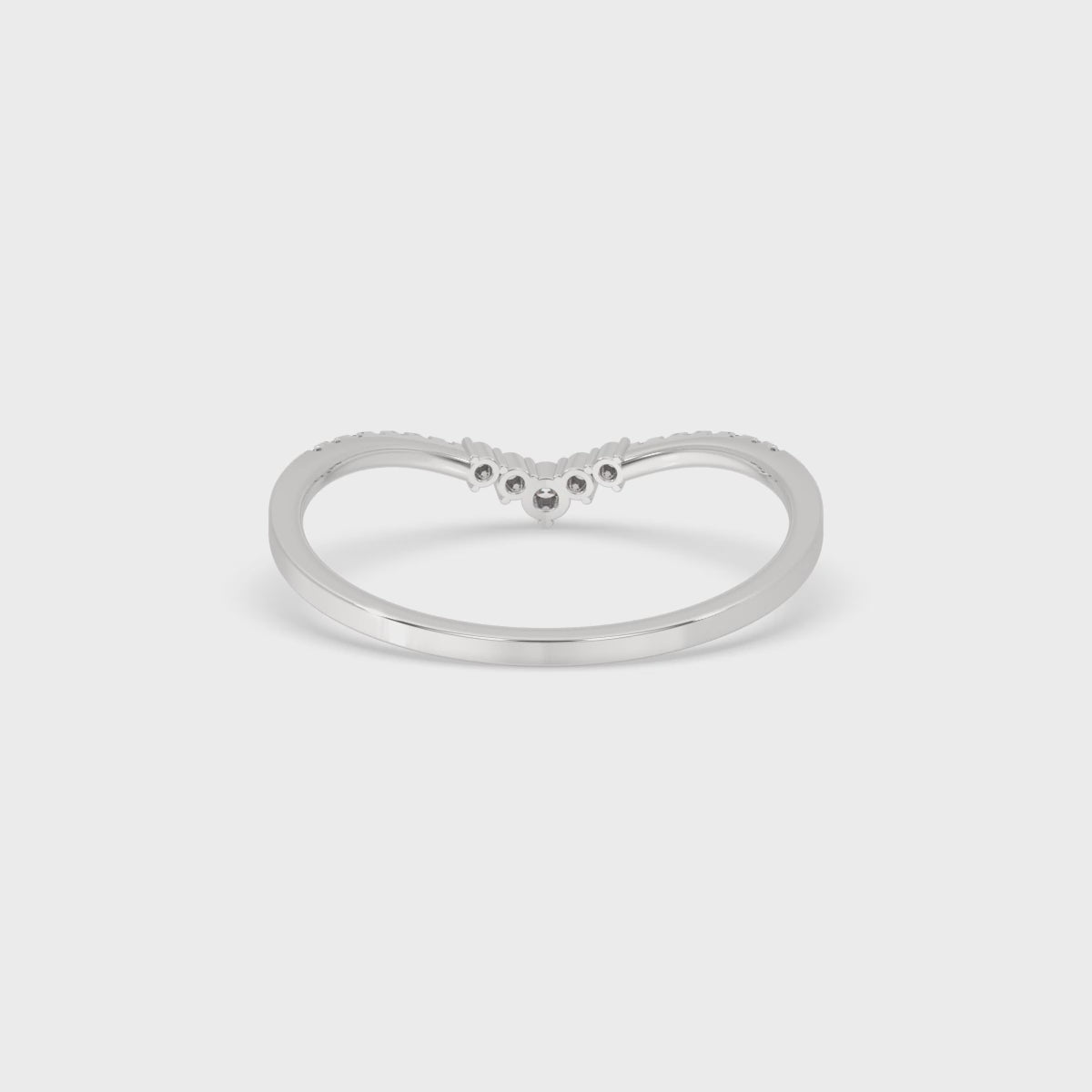 White Gold Diamond Wedding Band