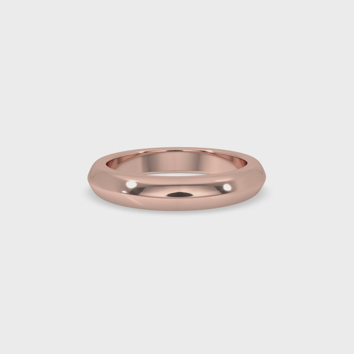 Knife Edge Wedding Band - Pave Diamond