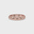 Knife Edge Wedding Band - Pave Diamond
