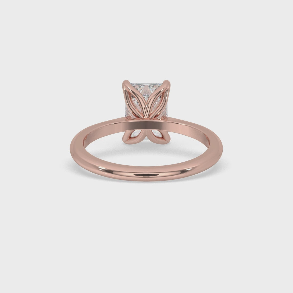 Radiant Engagement Ring With Solitaire Style