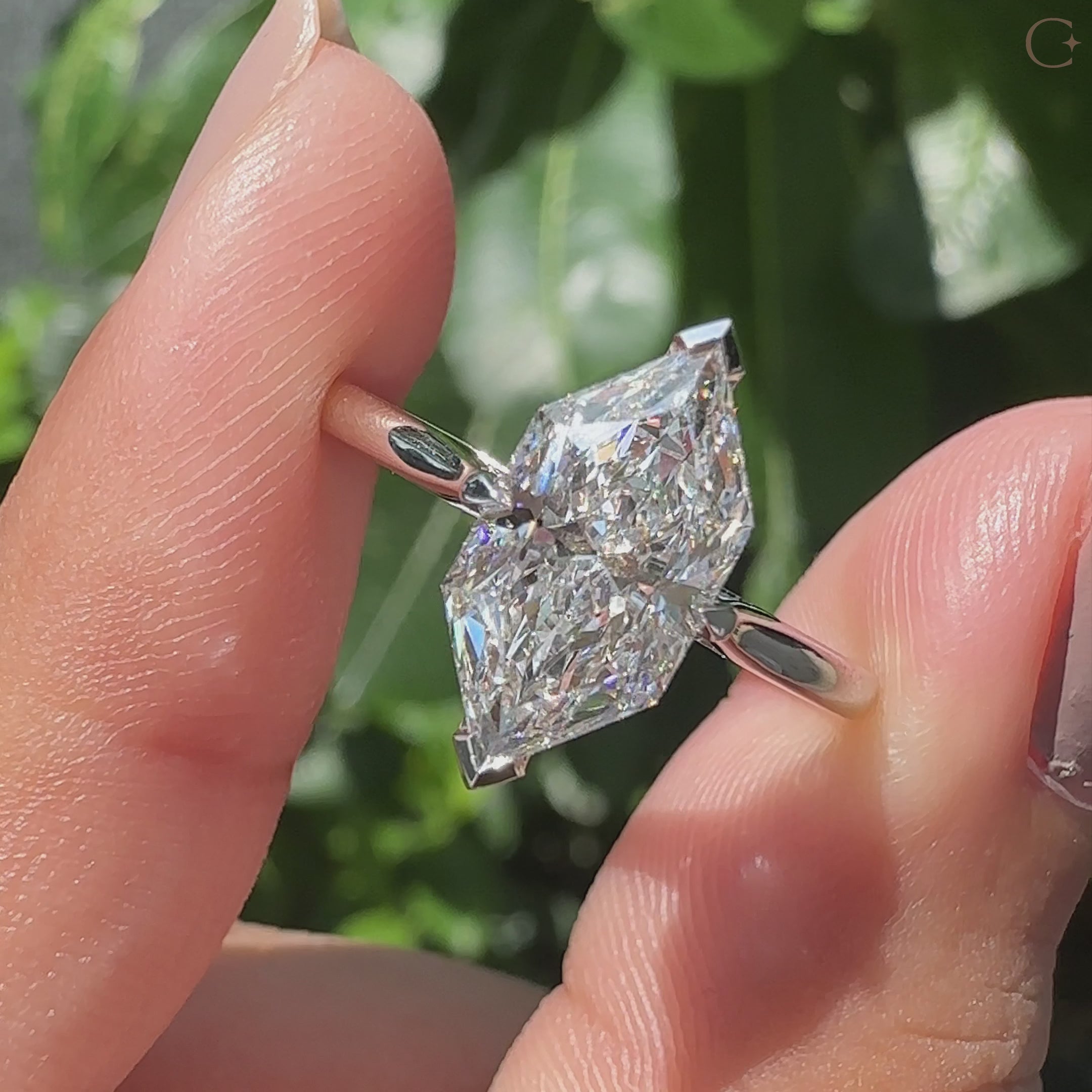 Dutch Marquise Engagement Ring