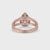 Pear Shaped Diamond Ring with Secure Claw Prong