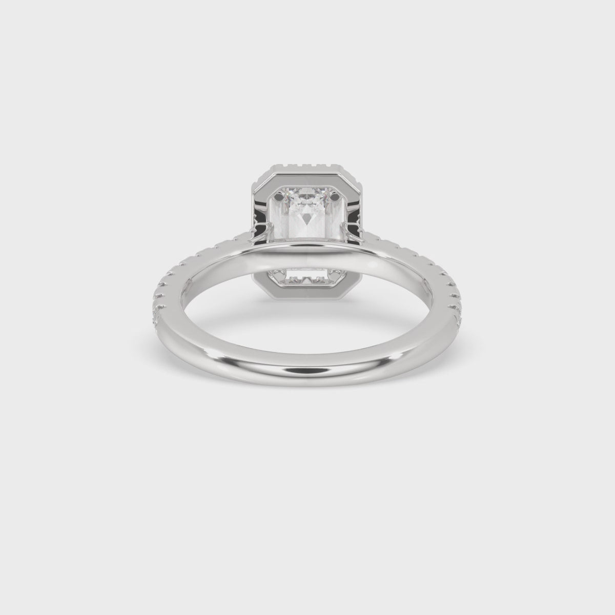 Emerald Engagement Ring in Dazzling Beauty
