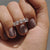 Five Stone Wedding Band With Bezel Milgrain Setting