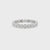 Bezel Wedding Band - White Gold
