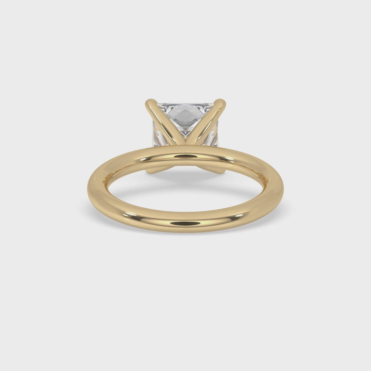 Princess Cut Solitaire Ring