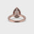 Pear Halo Engagement Ring