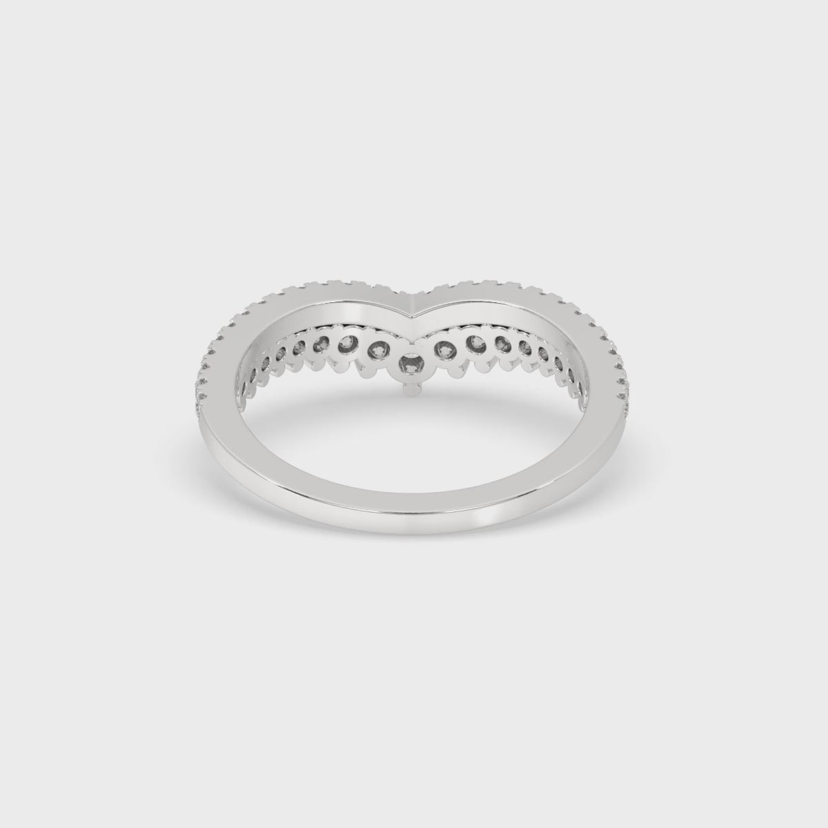 Round Diamond Eternity Band - Half Eternity