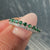 Double row wedding band diamond eternity band Full Eternity Wedding Band carat diamonds band.

