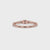 Three Stone Diamond Ring with Twisted Band