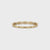 Baguette and Round Diamond Band - Half Eternity