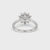 Diamond Cluster Ring With Pave Setting