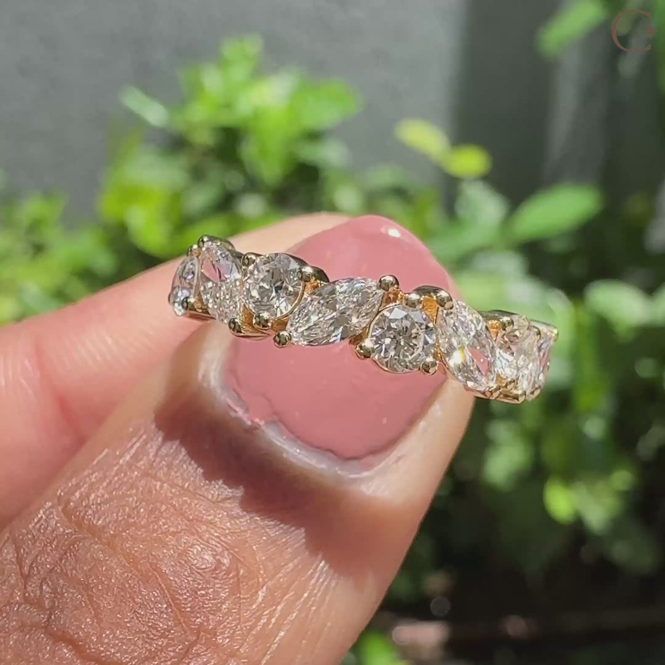 Carat diamond wedding band in gold