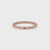 Rose Gold Wedding Band - Half Eternity