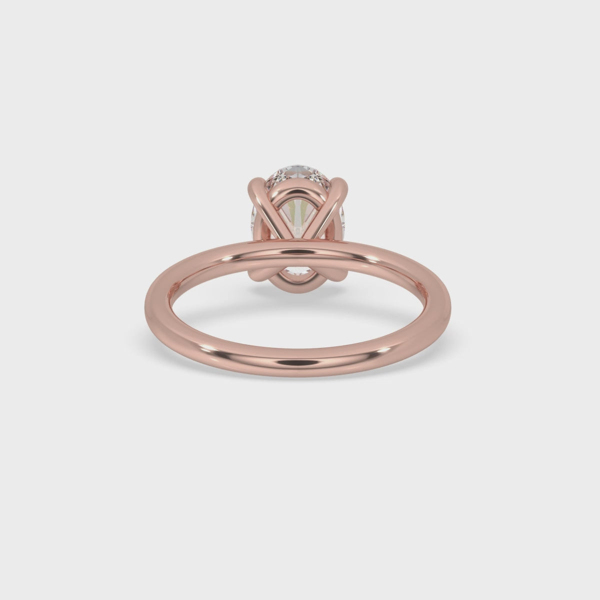 Oval Solitaire Ring
