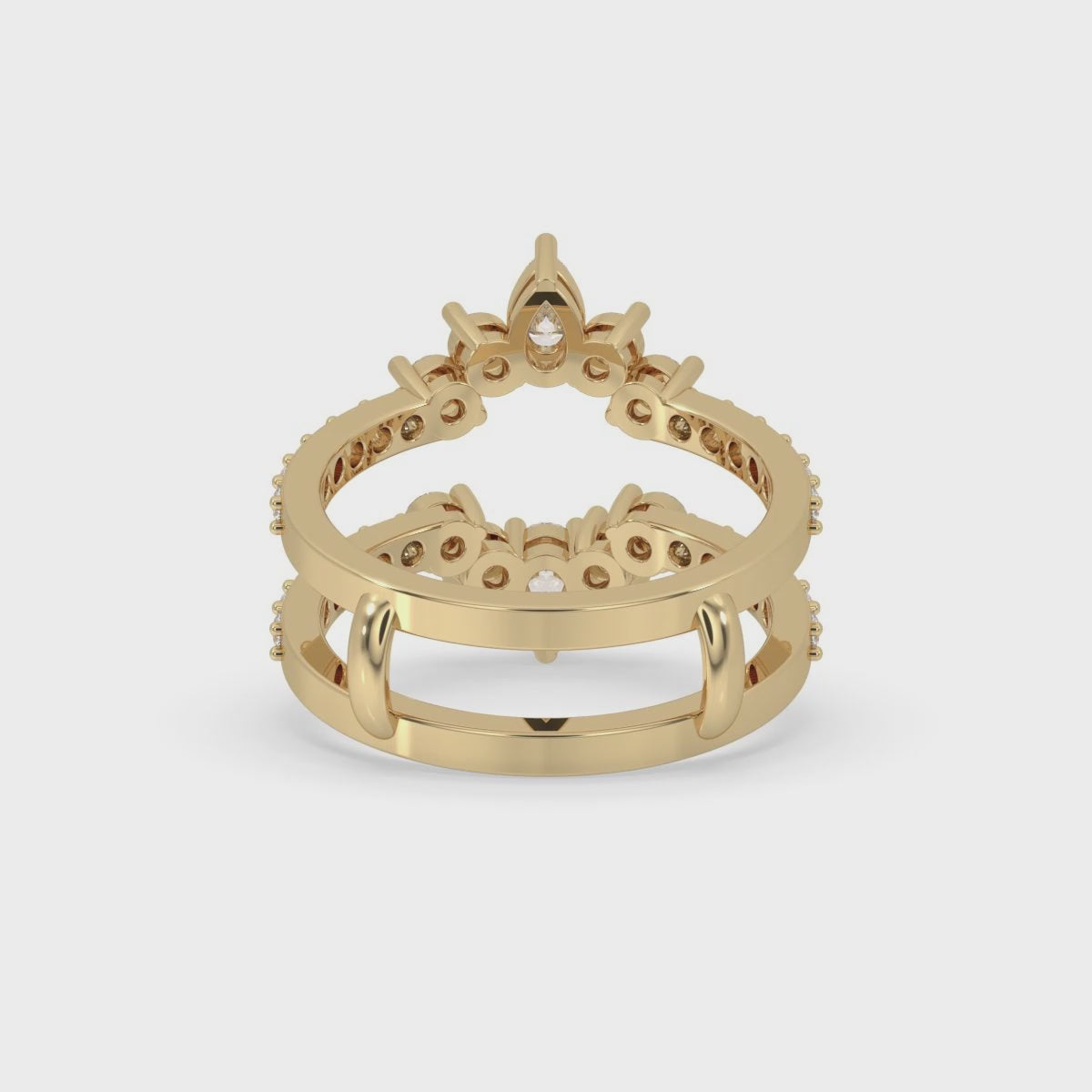 Enhancer Wedding Band In Yellow Gold