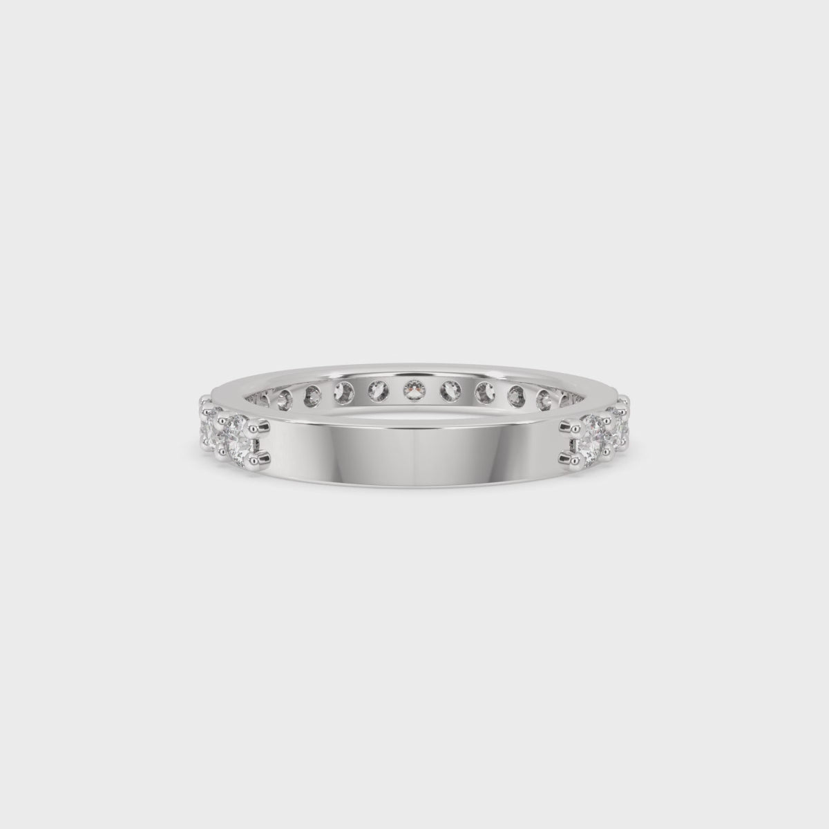 Half Eternity Band - Round Diamonds