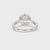 Halo Diamond Engagement Ring with Lab Grown Diamond
