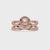 Gold Crossover Ring with Round Diamond for Timeless Style