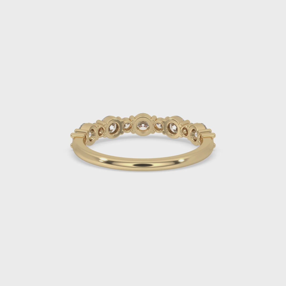 Half Eternity Band – Round Diamond