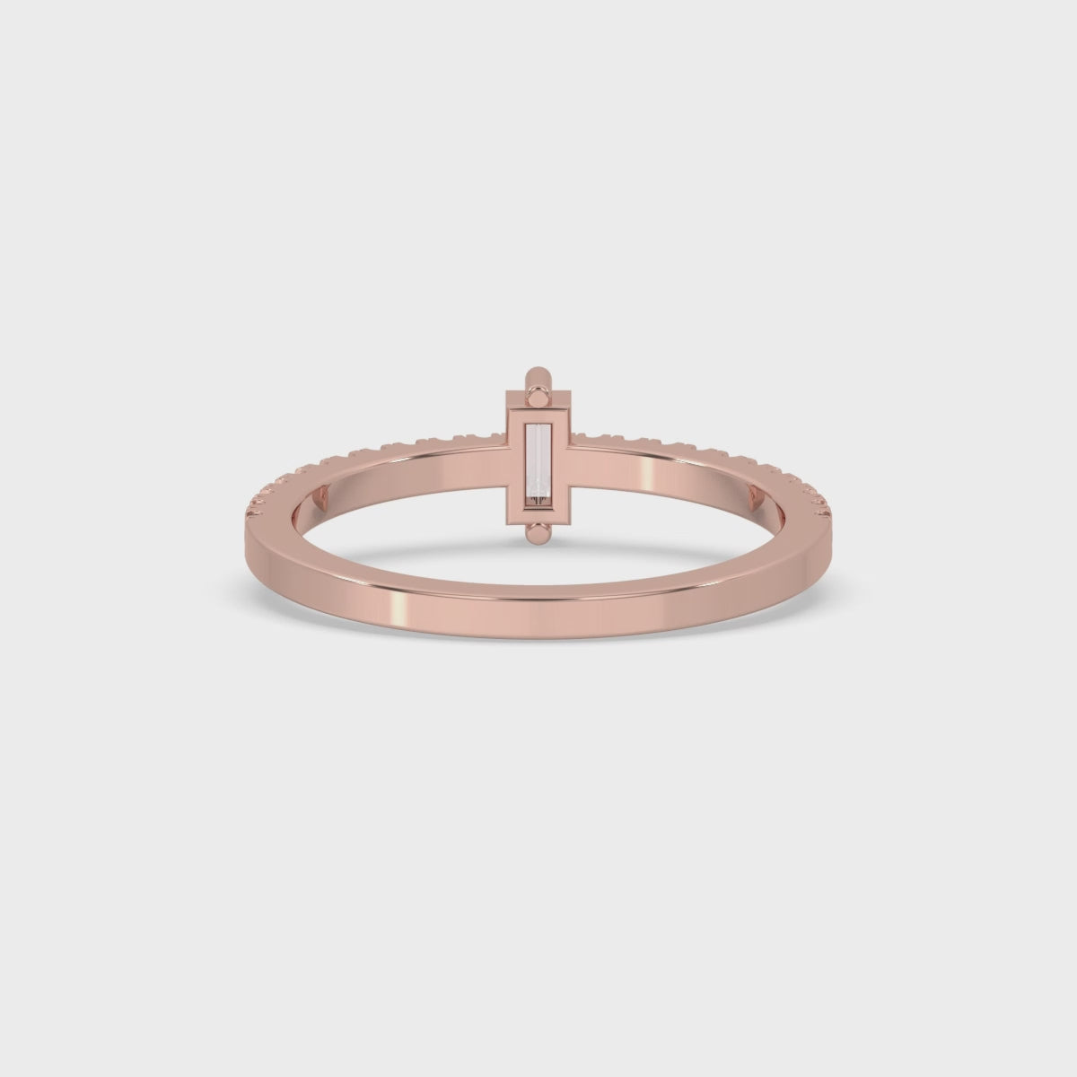 Baguette Engagement Ring