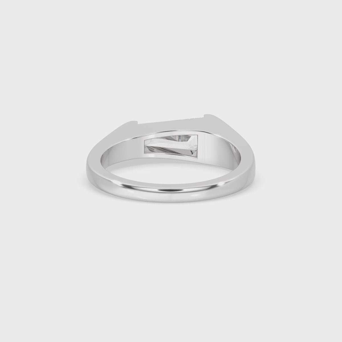 Tapered Baguette Engagement Ring