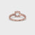 Rose Gold Engagement Ring With Round Rose Cut Diamond