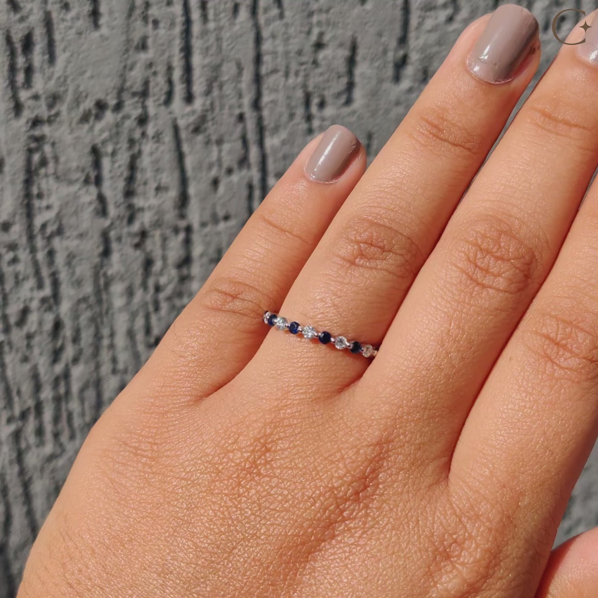 Stunning round diamond wedding band crafted with precision and style.
