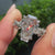 Nature Inspired Coffin Cut Diamond Twisted Thorn Ring