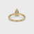 Beautiful Pear Shaped Engagement Ring in Yellow Gold Setting