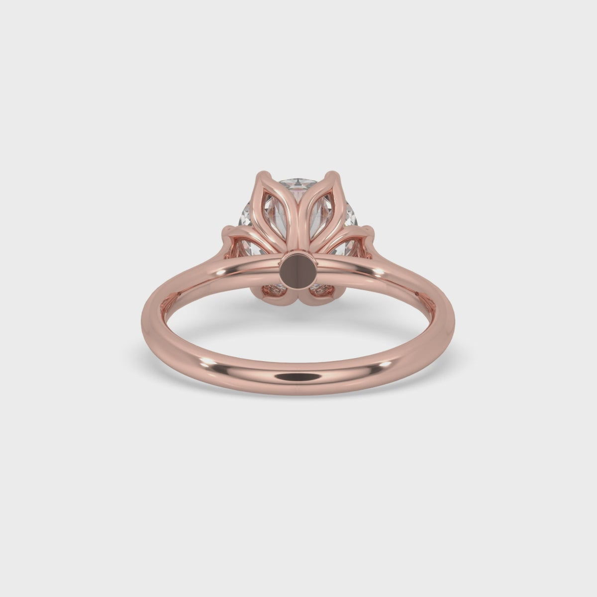 Round Diamond Solitaire Engagement Ring With 6 Prong