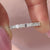 Emerald Cut Diamond Band - Gold Eternity