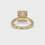 Twisted Engagement Ring in Classic Yellow Gold