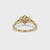 Yellow Gold 3 Stone Round Diamond Ring