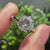 Compass prong ring with carat diamonds ring.
