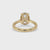 Oval Solitaire Engagement Ring with a Classic Style
