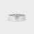 Solitaire Baguette Wedding Ring – White Gold