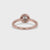 Bezel Engagement Ring With Round Diamond