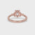 Pear Shaped Diamond Engagement Ring With Classic Prong Setting