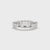 Half Eternity Emerald Cut Eternity Band