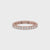 Full Diamond Eternity Band In Rose Gold
