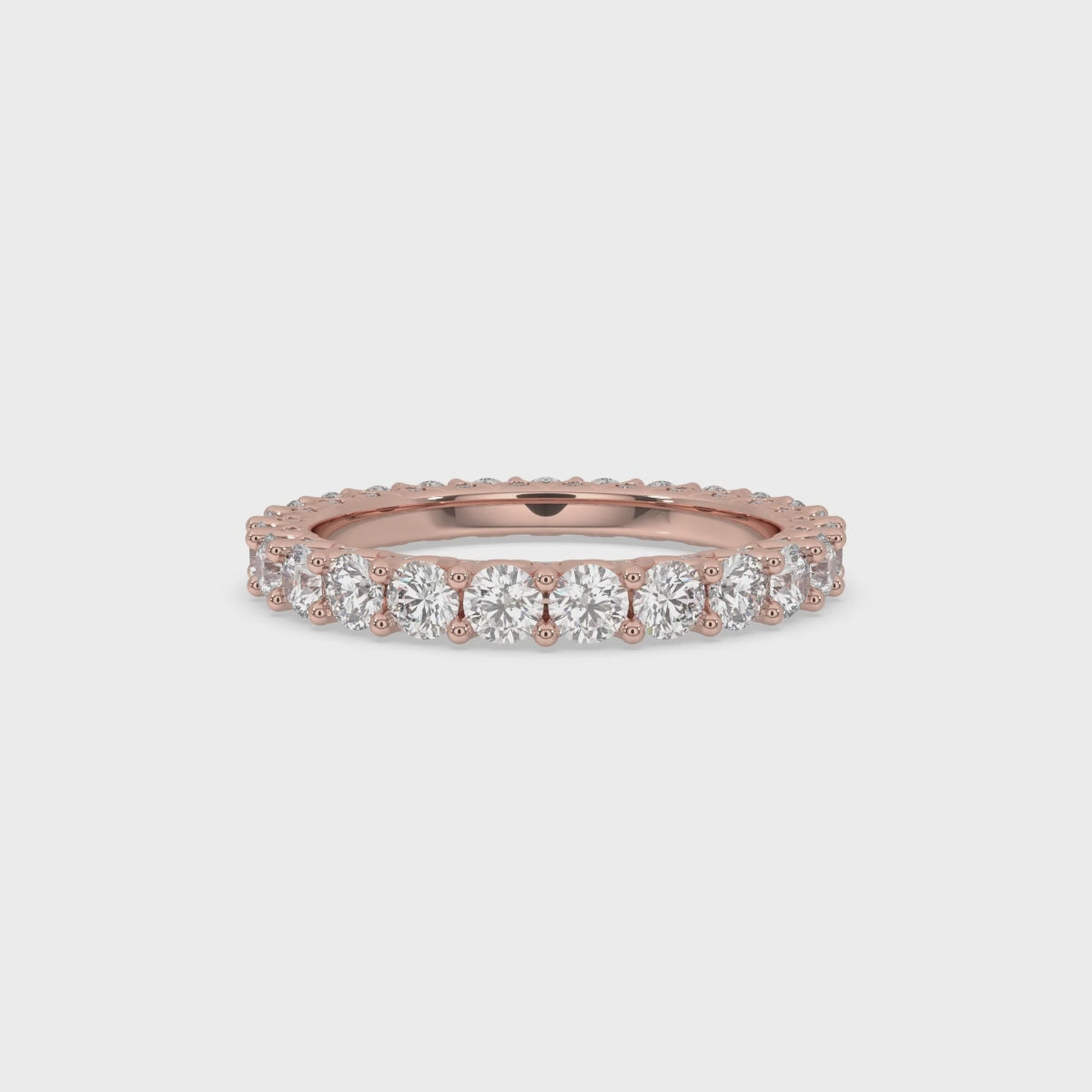 Eternity Wedding Band – Elegant Lab Grown Diamond Glow