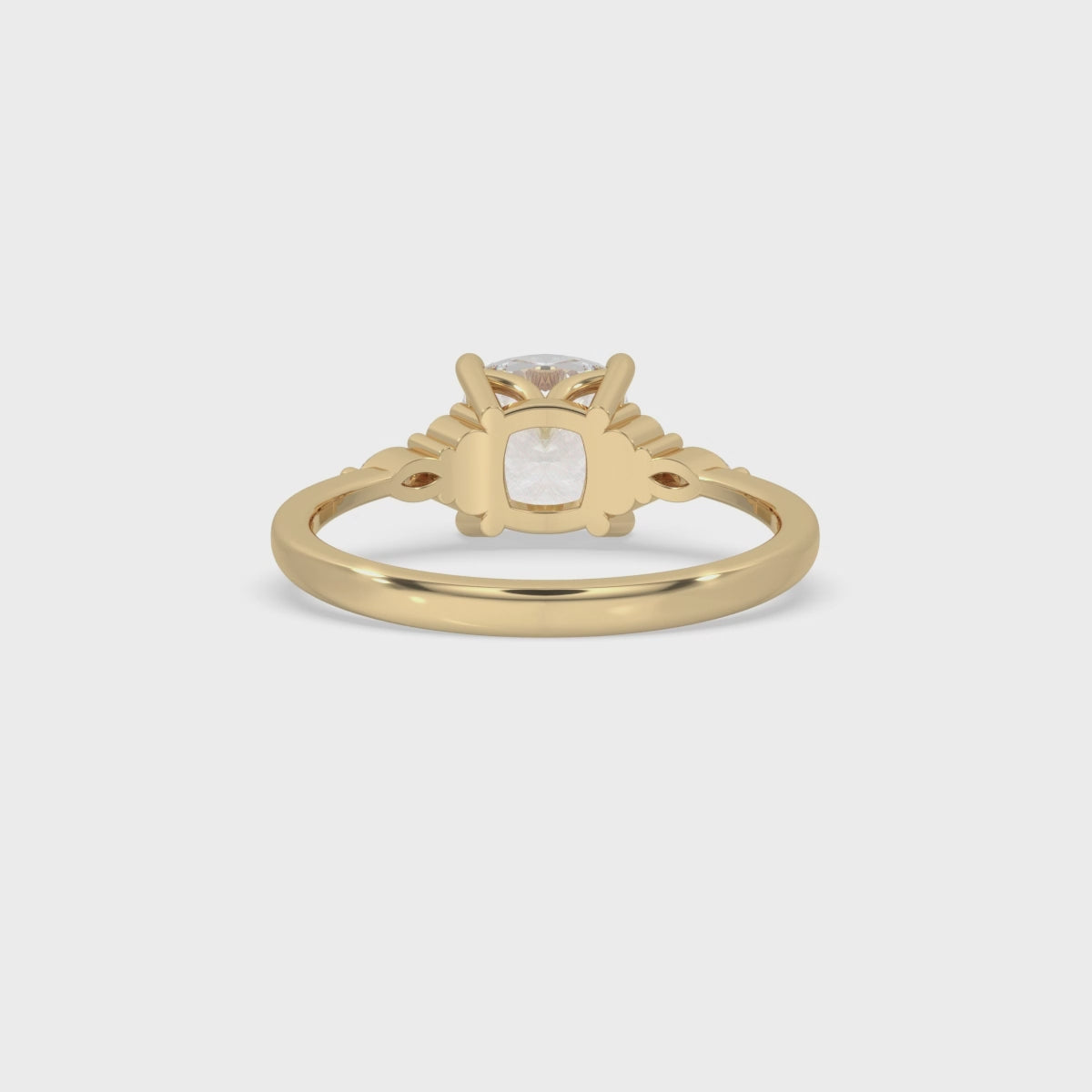Cushion Cut Engagement Ring