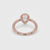 Bezel Set Diamond Ring With Classic Solitaire Setting