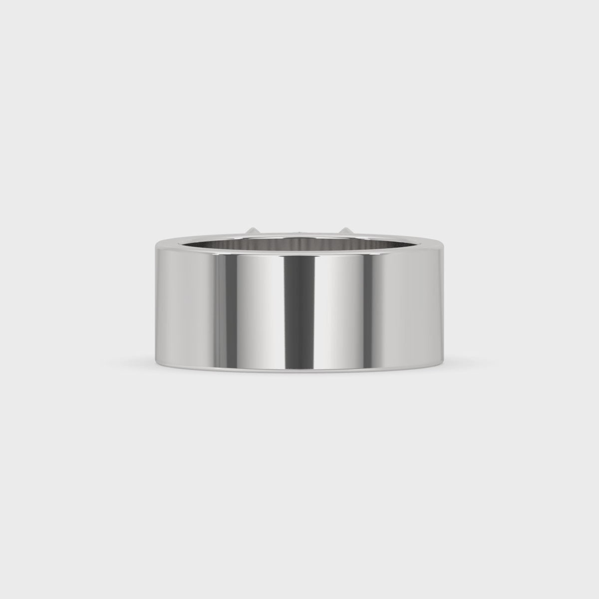 Wide Band Diamond Ring