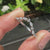 U shaped wedding band with curvy wedding band.
