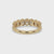 Oval Wedding Band In Yellow Gold